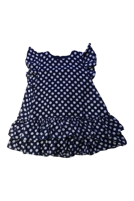 A Navy Sleeveless Dresses from Mayoral in size 4T for girl. (Front View)