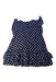 A Navy Sleeveless Dresses from Mayoral in size 4T for girl. (Back View)