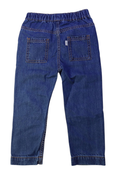 A Blue Casual Pants from Pehr in size 2T for boy. (Back View)