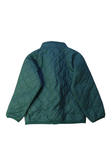 A Green Puffer/Quilted Jackets from Patagonia in size 3T for boy. (Back View)