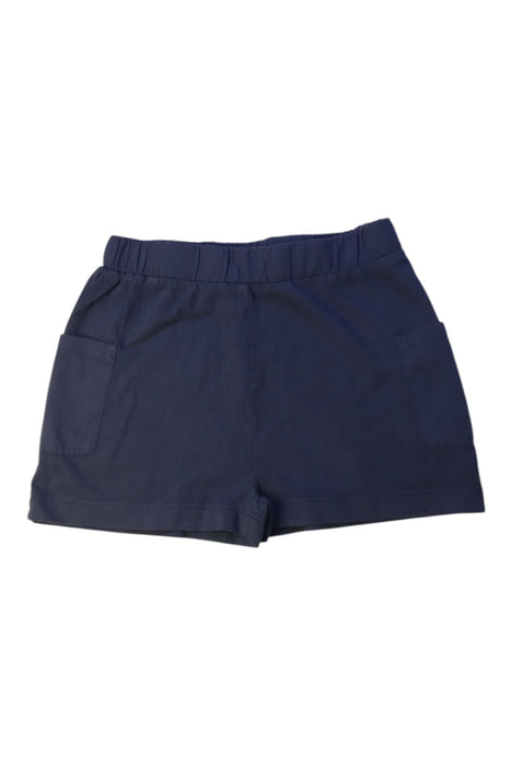 A Blue Shorts from Pehr in size 3T for boy. (Front View)