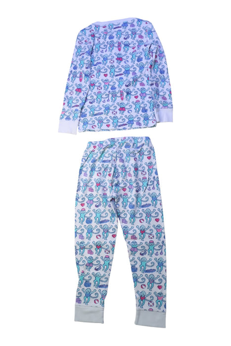 A Multicolour Pyjama Sets from Roller Rabbit in size 4T for boy. (Back View)