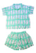 A Green Shorts Sets from Bobo Choses in size 4T for boy. (Front View)