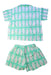 A Green Shorts Sets from Bobo Choses in size 4T for boy. (Back View)