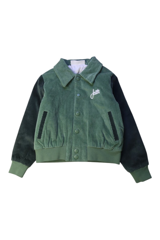 A Green Lightweight Jackets from Kith in size 2T for boy. (Front View)