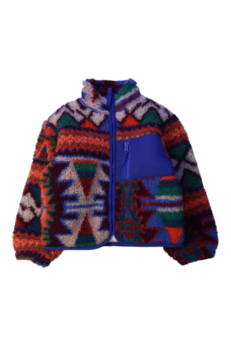 A Multicolour Puffer/Quilted Jackets from the new society in size 3T for boy. (Front View)