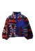A Multicolour Puffer/Quilted Jackets from the new society in size 3T for boy. (Front View)