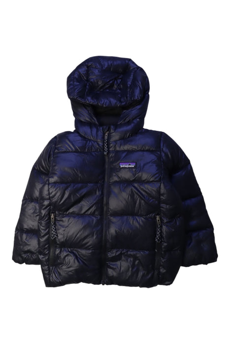 A Navy Puffer/Quilted Coats & Outerwear from Patagonia in size 3T for boy. (Front View)