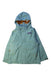 A Blue Rain Jackets from Patagonia in size 4T for boy. (Front View)