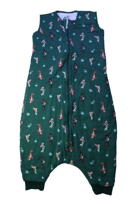 A Green Onesies from Kyte Baby in size 18-24M for neutral. (Front View)