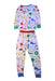 A Multicolour Pyjama Sets from Little Sleepies in size 3T for boy. (Back View)