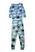 A Green Pyjama Sets from Little Sleepies in size 4T for boy. (Front View)