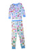 A Multicolour Pyjama Sets from Little Sleepies in size 4T for boy. (Front View)