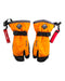 A Orange Gloves & Mittens from Hestra in size 4T for neutral. (Front View)