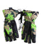 A Green Ski Gloves from OYUKI in size 5T for boy. (Back View)