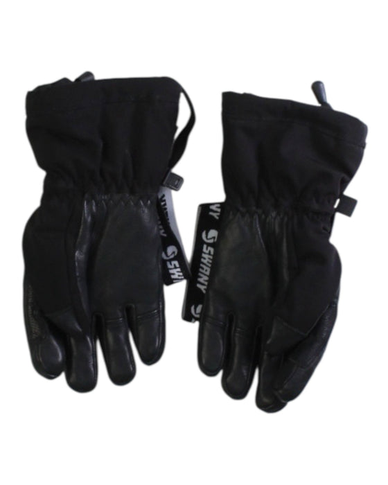 A Black Gloves & Mittens from Swany in size 5T for boy. (Back View)