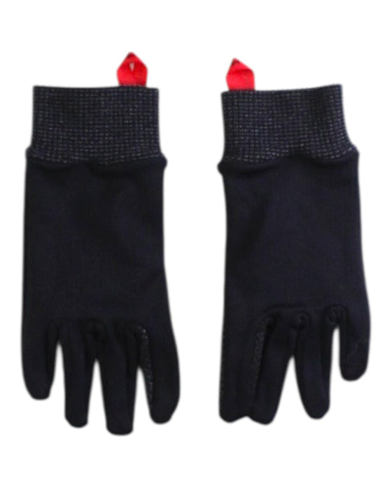 A Black Gloves & Mittens from Hestra in size 6T for neutral. (Front View)