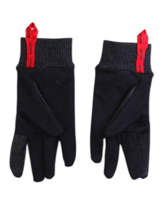 A Black Gloves & Mittens from Hestra in size 6T for neutral. (Back View)