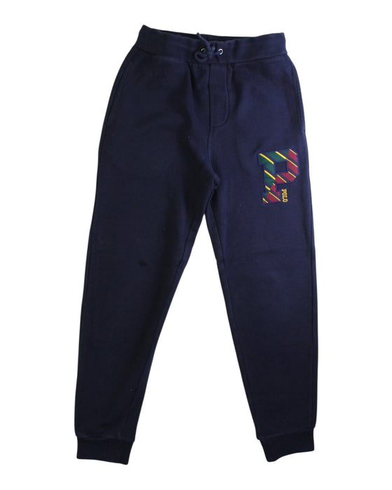 A Navy Sweatpants from Polo Ralph Lauren in size 8Y for boy. (Front View)
