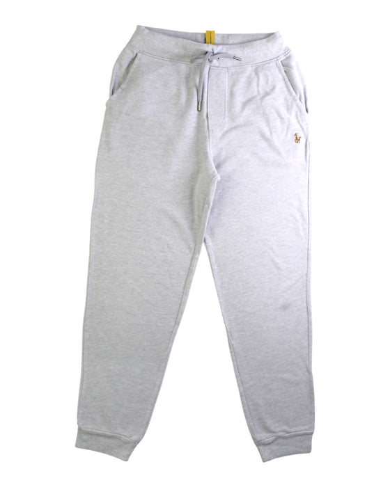 A Grey Sweatpants from Polo Ralph Lauren in size 8Y for boy. (Front View)