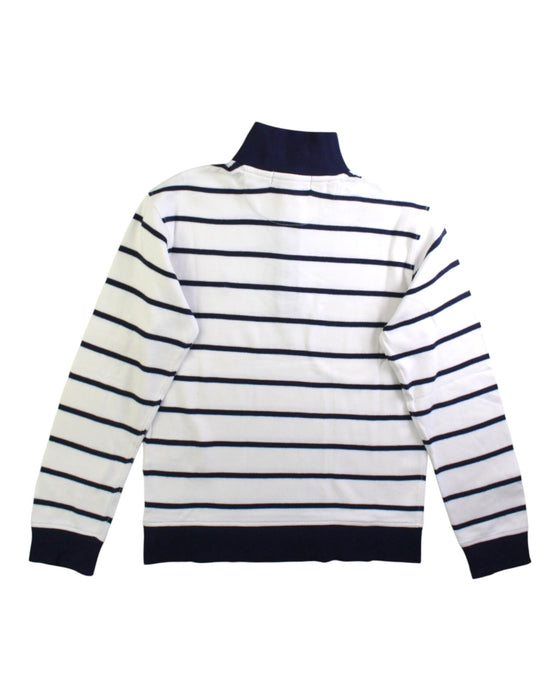 A White Long Sleeve Polos from Polo Ralph Lauren in size 8Y for boy. (Back View)