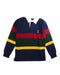 A Multicolour Long Sleeve Polos from Polo Ralph Lauren in size 8Y for boy. (Front View)