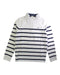 A White Zippered Sweatshirts from Vineyard Vines in size 8Y for boy. (Front View)