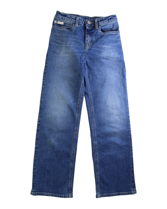 A Blue Jeans from Calvin Klein in size 10Y for girl. (Front View)
