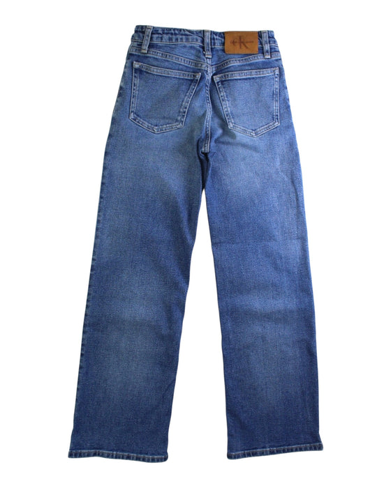 A Blue Jeans from Calvin Klein in size 10Y for girl. (Back View)