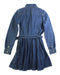 A Blue Long Sleeve Dresses from Polo Ralph Lauren in size 7Y for girl. (Back View)