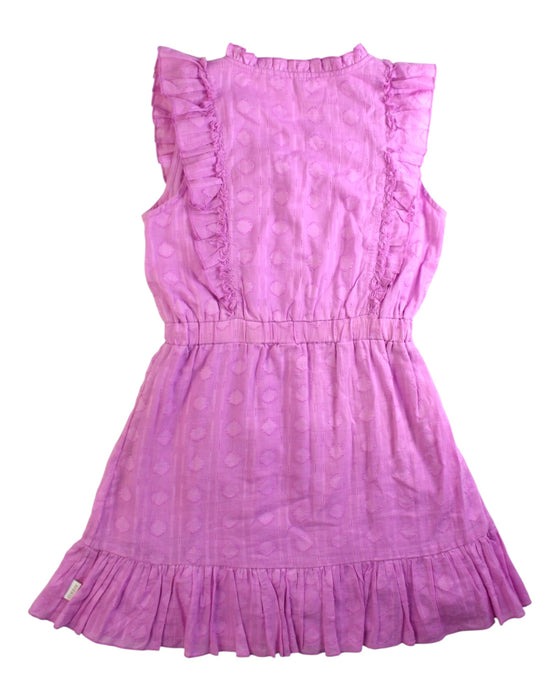 A Purple Sleeveless Dresses from AI&KO in size 10Y for girl. (Back View)