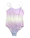 A Purple Swimsuits from Hundred Pieces in size 8Y for girl. (Front View)