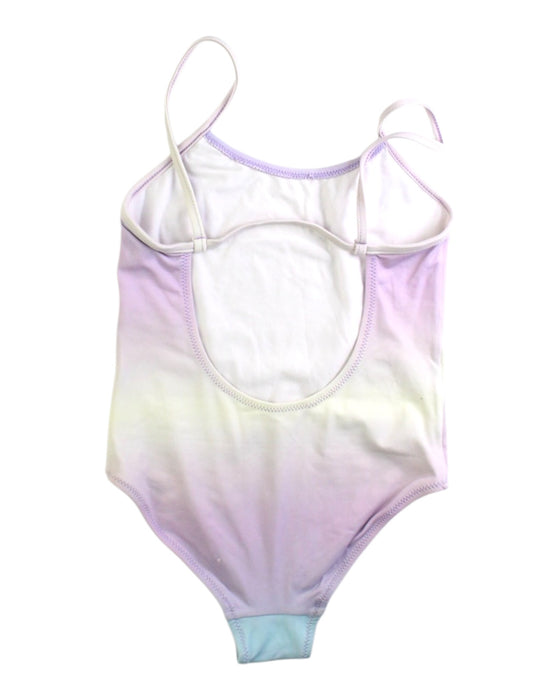A Purple Swimsuits from Hundred Pieces in size 8Y for girl. (Back View)