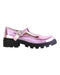 A Pink Flats from Steve Madden in size 11Y for girl. (Front View)