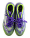 A Purple Cleats/Soccer Shoes from Adidas in size 12Y for neutral. (Back View)