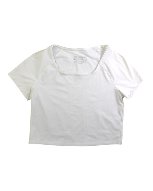 A White Short Sleeve Tops from Moody Tiger in size 8Y for girl. (Front View)