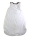 A White Sleepsacs from Little Crevette in size 0-3M for neutral. (Front View)