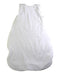 A White Sleepsacs from Little Crevette in size 0-3M for neutral. (Back View)