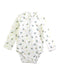 A White Long Sleeve Bodysuits from Sergent Major in size 18-24M for boy. (Front View)