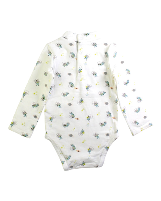 A White Long Sleeve Bodysuits from Sergent Major in size 18-24M for boy. (Back View)