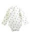 A White Long Sleeve Bodysuits from Sergent Major in size 18-24M for boy. (Back View)
