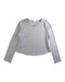 A Grey Long Sleeve Tops from Crewcuts in size 6T for girl. (Front View)