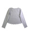A Grey Long Sleeve Tops from Crewcuts in size 6T for girl. (Back View)
