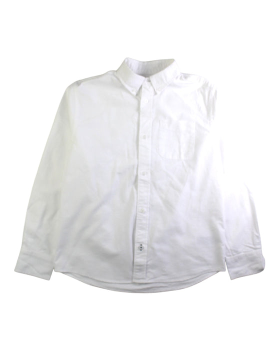 A White Long Sleeve Shirts from Crewcuts in size 12Y for boy. (Front View)