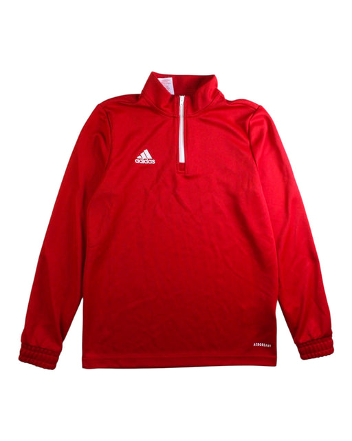 A Red Active Tops from Adidas in size 11Y for boy. (Front View)