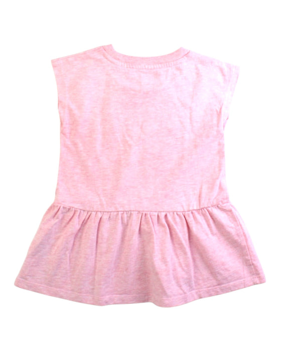 A Pink Short Sleeve Dresses from Roots in size 6-12M for girl. (Back View)