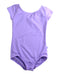 A Purple Leotards from Corps Dancewear in size 6T for girl. (Front View)