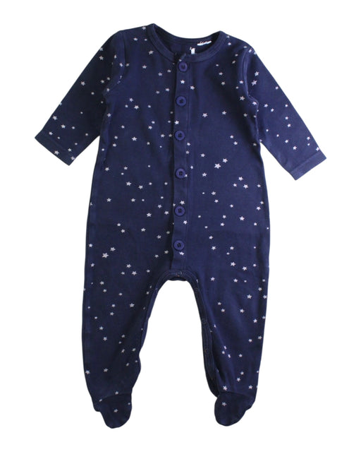 A Navy Onesies from Jamie Kay in size 6-12M for boy. (Front View)