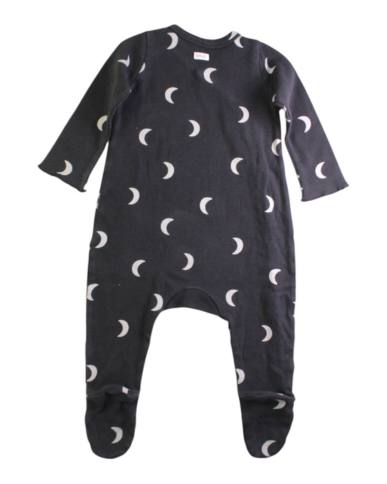 A Black Onesies from Organic Zoo in size 6-12M for boy. (Back View)