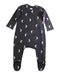 A Black Onesies from Organic Zoo in size 6-12M for boy. (Back View)